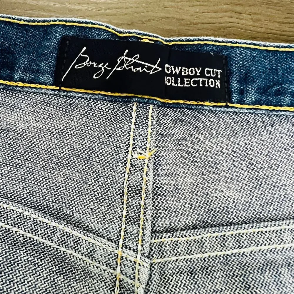 Wrangler Jeans Mens Size 40X34 Blue 13MGSHD George Strait Cowboy Cut Collection